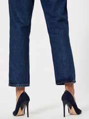 Lipsy Navy Blue Wide FIt Comfort High Heel Court Shoes - Image 2 of 5