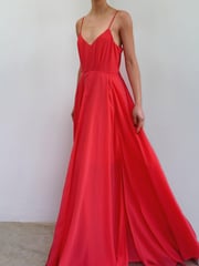 Religion Coral Infamous Olsen Full Layer Maxi Dress - Image 1 of 5