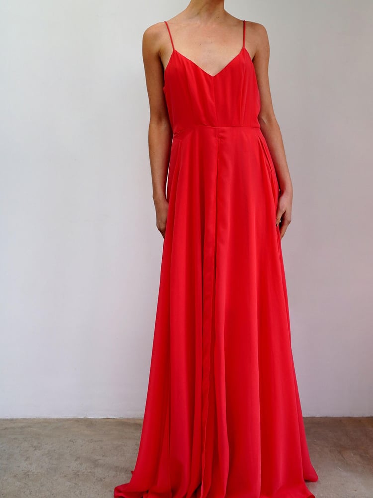 Religion Coral Infamous Olsen Full Layer Maxi Dress - Image 2 of 5