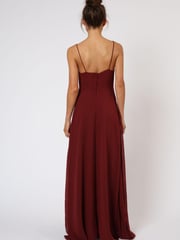 Religion Burgundy/Red Infamous Olsen Full Layer Maxi Dress - Image 5 of 5