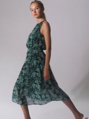 Religion Green Halterneck Destiny Midi Dress In Beautiful Prints - Image 4 of 5