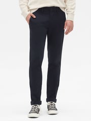 Gap Blue Skinny Fit Stretch Essential Chino Trousers - Image 1 of 4