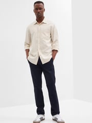 Gap Blue Skinny Fit Stretch Essential Chino Trousers - Image 2 of 4