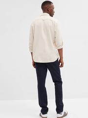 Gap Blue Skinny Fit Stretch Essential Chino Trousers - Image 3 of 4