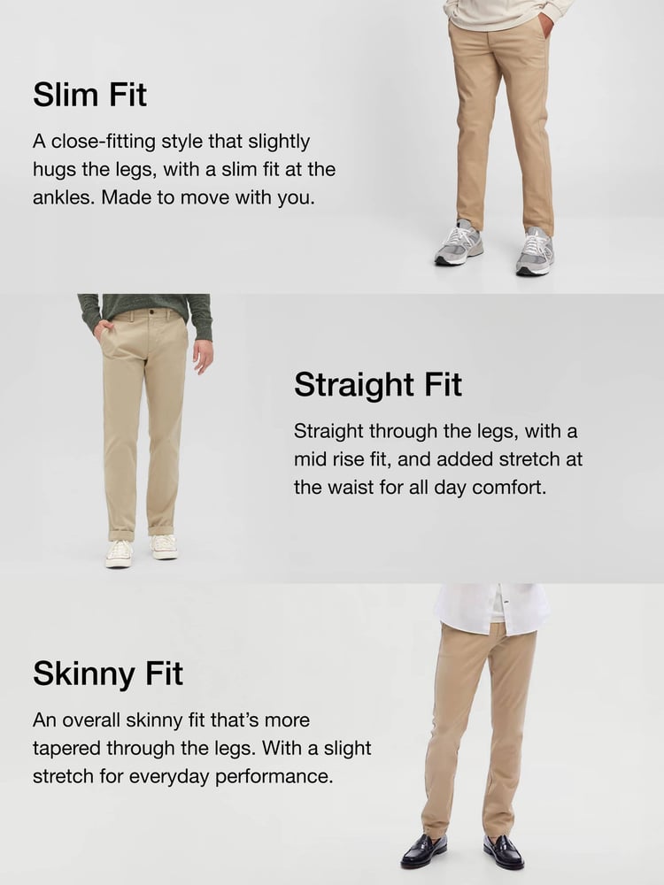 Gap Blue Skinny Fit Stretch Essential Chino Trousers - Image 4 of 4 Gap Blue Skinny Fit Stretch Essential Chino Trousers - Image 4 of 4