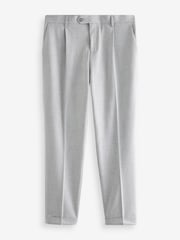 Light Grey Relaxed Fit Motionflex Stretch Suit Trousers - Image 6 of 9