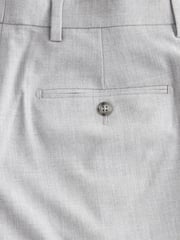 Light Grey Relaxed Fit Motionflex Stretch Suit Trousers - Image 8 of 9