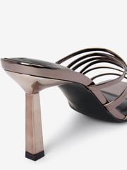 Pewter Forever Comfort® Multi Strap Mules - Image 8 of 9
