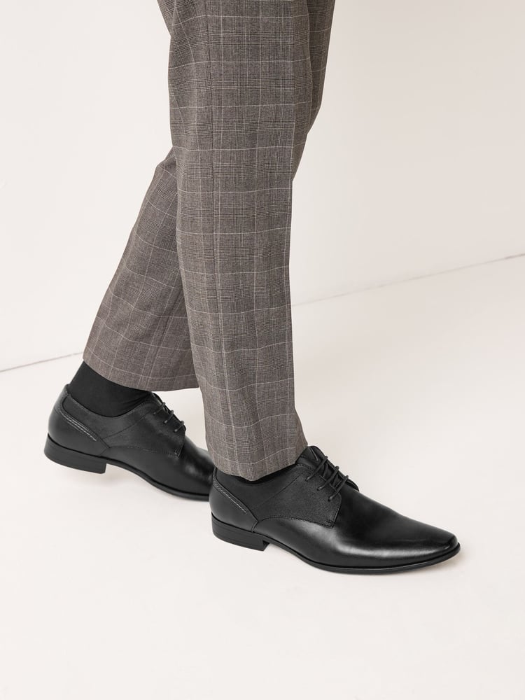 Black Derby Lace- Up Shoes - Image 1 of 12