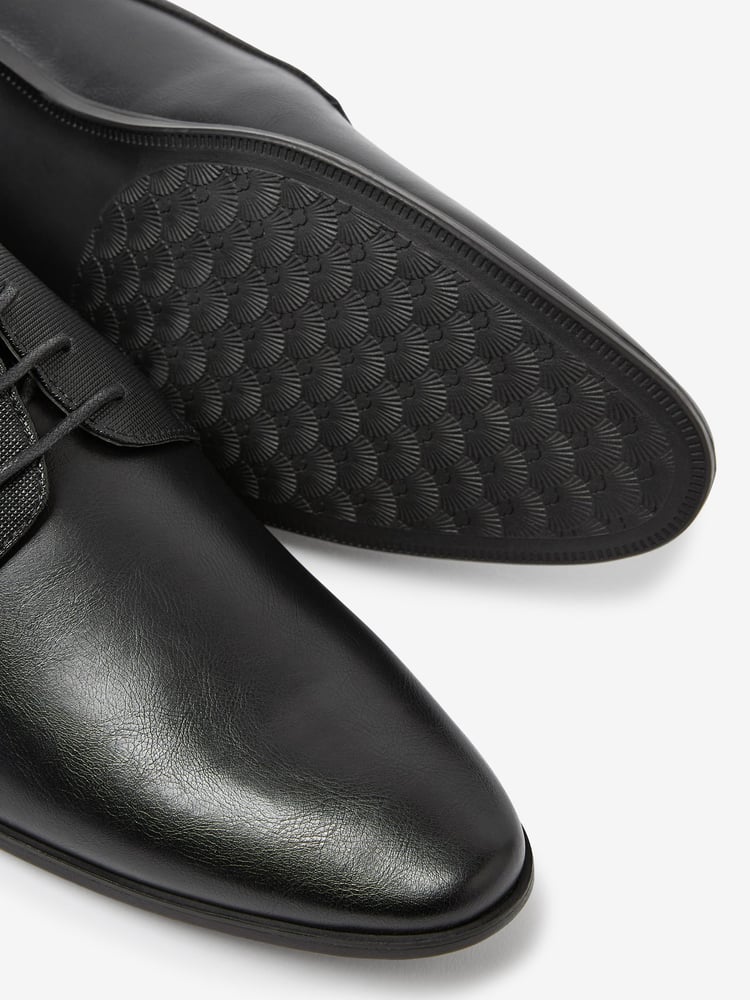 Black Derby Lace- Up Shoes - Image 12 of 12