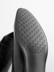 Black Derby Lace- Up Shoes - Image 8 of 12