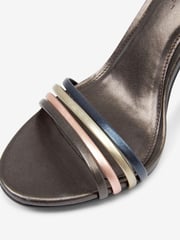 Metallic Forever Comfort® Multi-Strap Ankle Fasten Heeled Sandals - Image 6 of 6