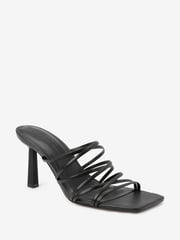 Black Forever Comfort® Multi Strap Mules - Image 2 of 4