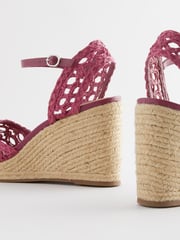 Pink Signature Macramé Wedge - Image 6 of 8