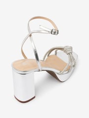 Silver Forever Comfort® Platform Bling Twist Sandals - Image 6 of 8