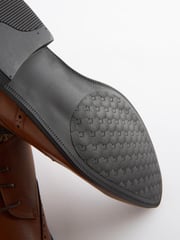 Tan Brown Brogue Shoes - Image 5 of 6