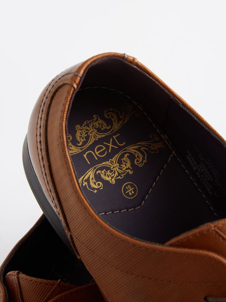 Tan Brown Brogue Shoes - Image 6 of 6