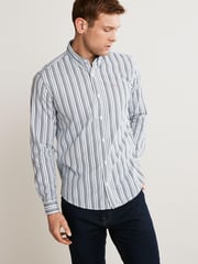 Stripe Roll Sleeve Shirt - Image 1 of 2