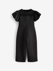 Black Mesh Occassion Jumpsuit (3-16yrs) - Image 5 of 8
