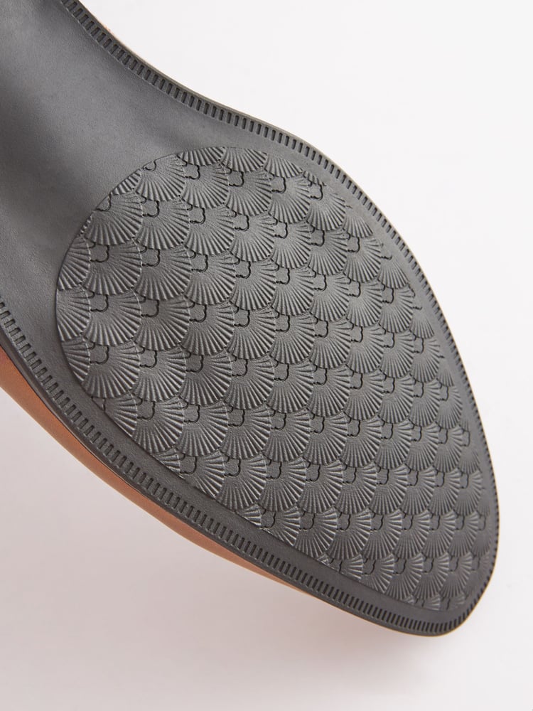 Tan Brown Wide Fit Brogue Shoes - Image 5 of 5