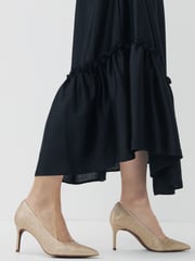 Shimmer Regular/Wide Fit Forever Comfort® Soft Point Toe Everyday Court Shoes - Image 1 of 7