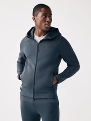 Nike Dark Grey Tech Fleece Zip-Up Hoodie - Image 6 of 11