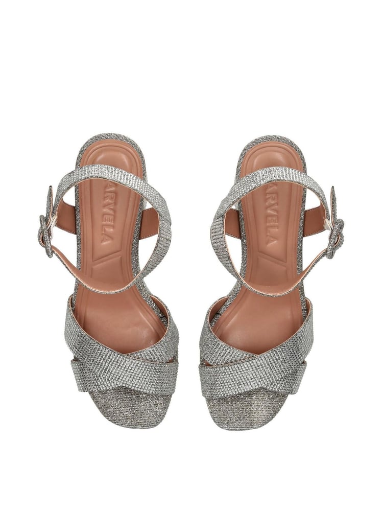Carvela Gold Serafina Jewel 100 Sandals - Image 5 of 5
