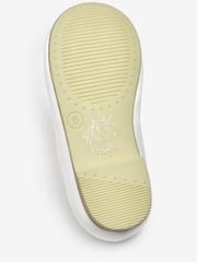 Schmutzabweisendes Satin, Weiss - Bridesmaid Collection Festliche Mary-Jane-Schuhe mit Zierblume - Bild 4 von 5