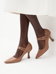 Camel Forever Comfort® Point Toe Mary Jane Heel Shoes - Image 1 of 7