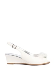 Pavers Slingback Peep-Toe Wedge Heels - Image 1 of 5