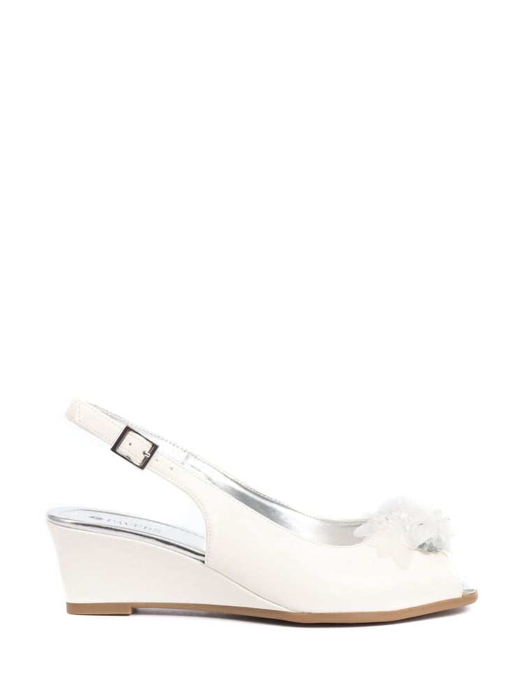 Pavers Slingback Peep-Toe Wedge Heels - Image 1 of 5