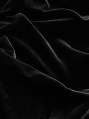 Black Velvet Midi Dress - Image 6 of 6