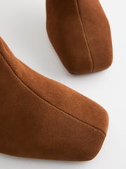 Tan Brown Forever Comfort® Square Toe Knee High Boots - Image 8 of 8