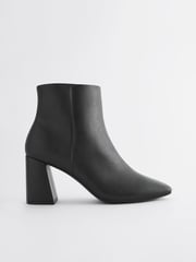 Black Forever Comfort® With Motionflex Square Toe Ankle Boots - Image 2 of 5