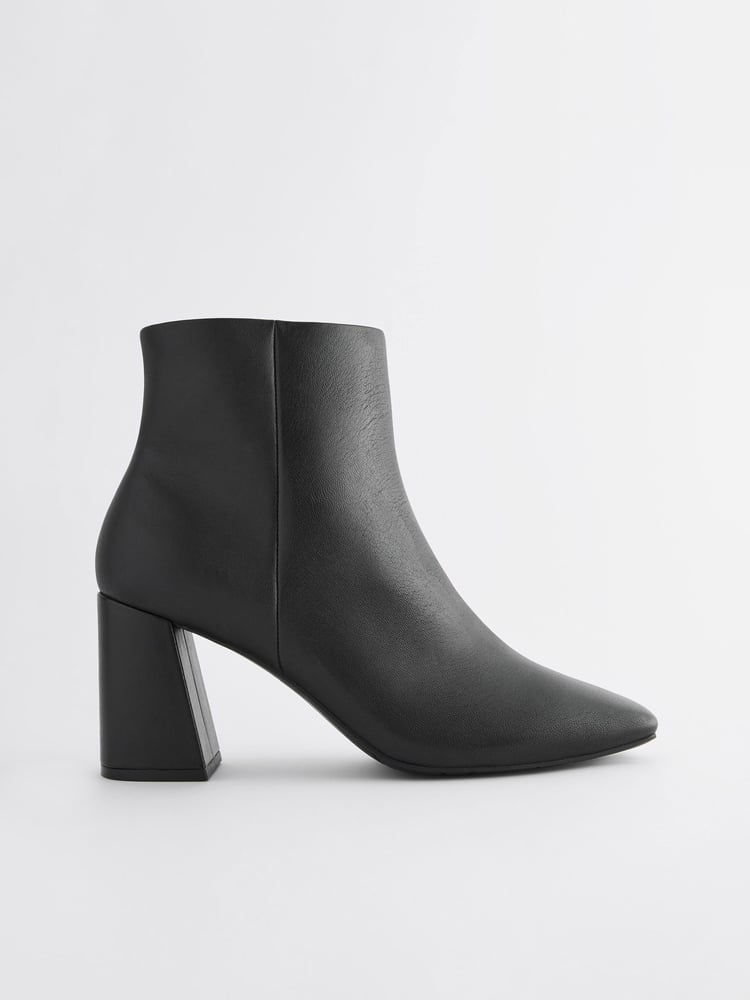Black Forever Comfort® With Motionflex Square Toe Ankle Boots - Image 2 of 5 Black Forever Comfort® With Motionflex Square Toe Ankle Boots - Image 2 of 5