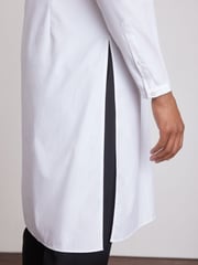 White Regular Fit 100% Cotton Round Neck Kurta - Image 6 of 8