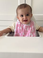aden + anais Pink 100% Cotton Snap Bibs 3 Pack - Image 3 of 3