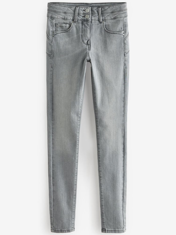 Grey Next Lift, Slim And Shape Skinny Jeans - Image 5 of 5