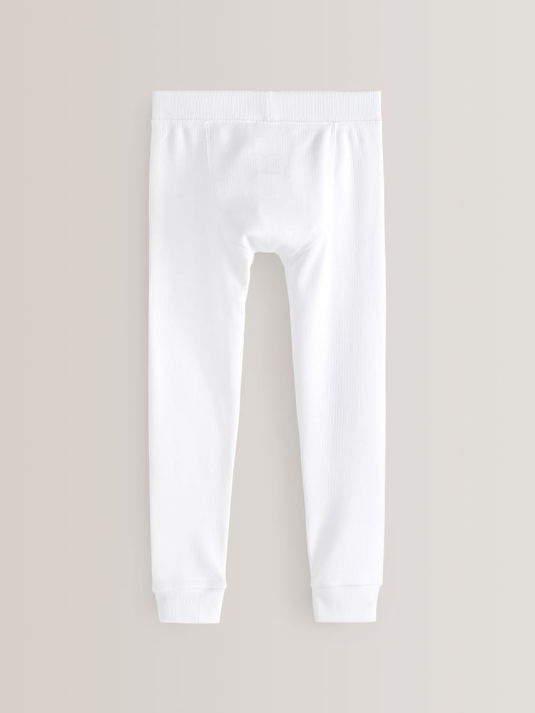 White Thermal Leggings 2 Pack (2-16yrs) - Image 3 of 3