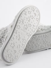 Grey Faux Fur Cosy Boot Slippers - Image 7 of 7