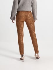 Gold Sequin Skinny Trousers - Image 4 of 7