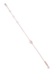 Ted Baker Rose Gold Tone HANSAA: Crystal Heart Adjustable Bracelet - Image 5 of 9