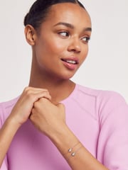 Ted Baker Rose Gold Tone HANSAA: Crystal Heart Adjustable Bracelet - Image 7 of 9