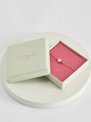 Ted Baker Rose Gold Tone HANSAA: Crystal Heart Adjustable Bracelet - Image 9 of 9