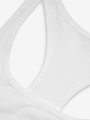 Black/White/Grey 7 Pack Racer Back Crop Tops (5-16yrs) - Image 2 of 8