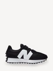 New Balance White/Black Mens 327 Trainers - Image 1 of 13