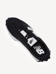 New Balance White/Black Mens 327 Trainers - Image 12 of 13