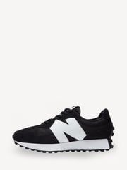New Balance White/Black Mens 327 Trainers - Image 2 of 13