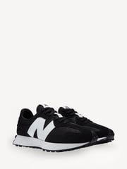 New Balance White/Black Mens 327 Trainers - Image 6 of 13