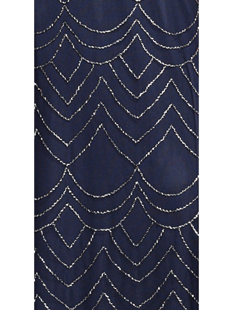 Adrianna Papell Blouson Beaded Dress - Image 4 of 4